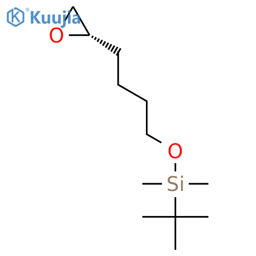 Silane, (1,1-dimethylethyl)dimethyl[4-(2S)-oxiranylbutoxy]- structure