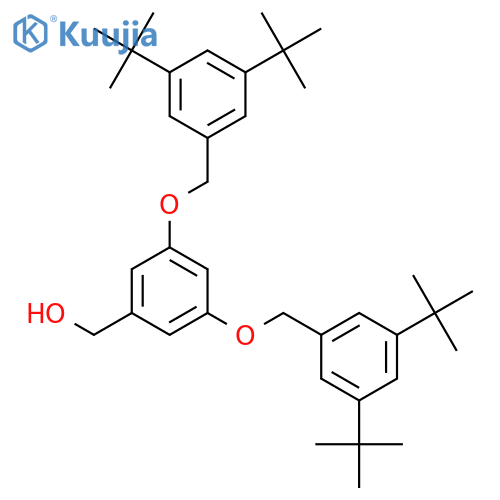 Benzenemethanol, 3,5-bis[[3,5-bis(1,1-dimethylethyl)phenyl]methoxy]- structure
