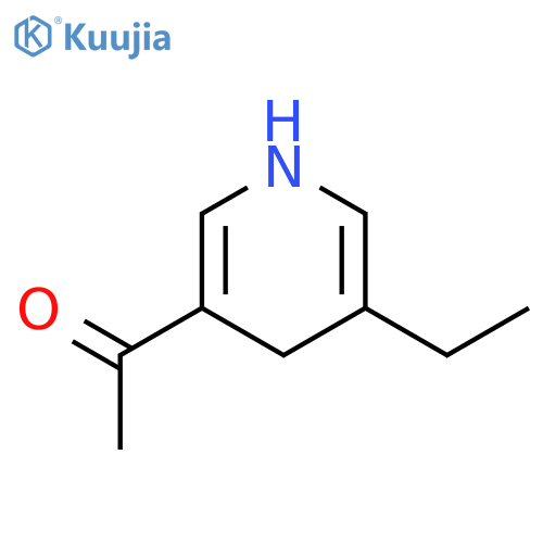 Ethanone, 1-(5-ethyl-1,4-dihydro-3-pyridinyl)-(9ci) structure