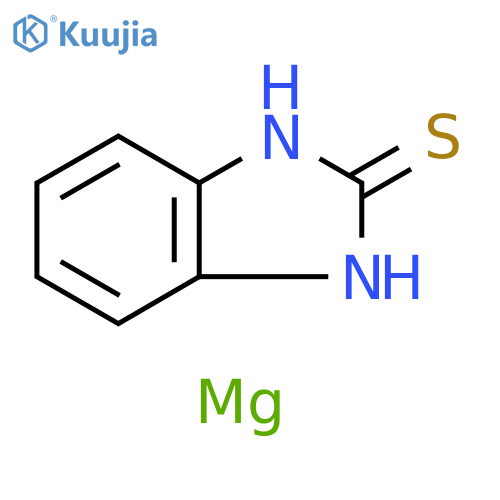 2H-Benzimidazole-2-thione, 1,3-dihydro-, magnesium salt (2:1) structure