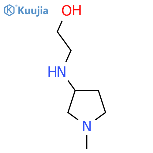2-(1-Methyl-pyrrolidin-3-ylamino)-ethanol structure