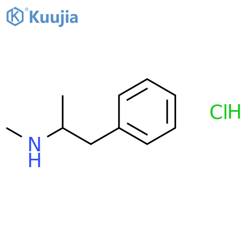 dl-methamphetamine hydrochloride structure