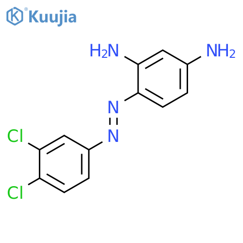 1,3-Benzenediamine, 4-[2-(3,4-dichlorophenyl)diazenyl]- structure