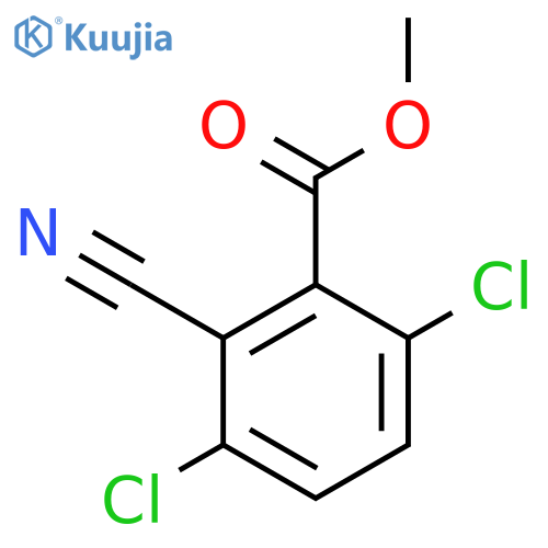 Methyl 2-cyano-3,6-dichlorobenzoate structure