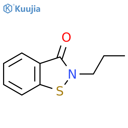 1,2-Benzisothiazol-3(2H)-one, 2-propyl- structure
