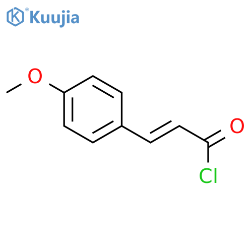 (2E)-3-(4-methoxyphenyl)acryloyl chloride structure
