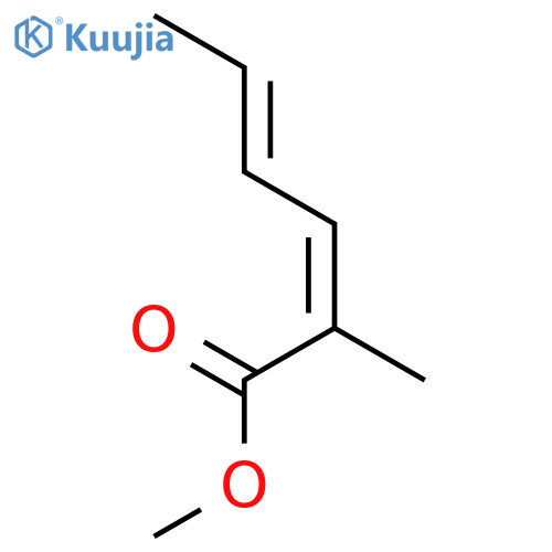 2,4-HEXADIENOIC ACID, 2-METHYL-, METHYL ESTER, (Z,E)- structure
