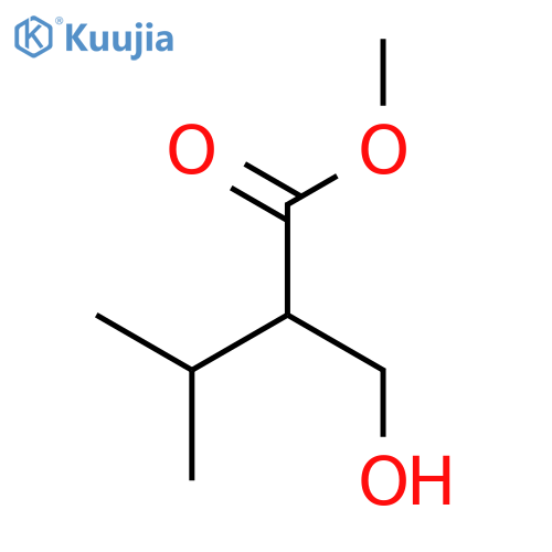 methyl 2-(hydroxymethyl)-3-methylbutanoate structure