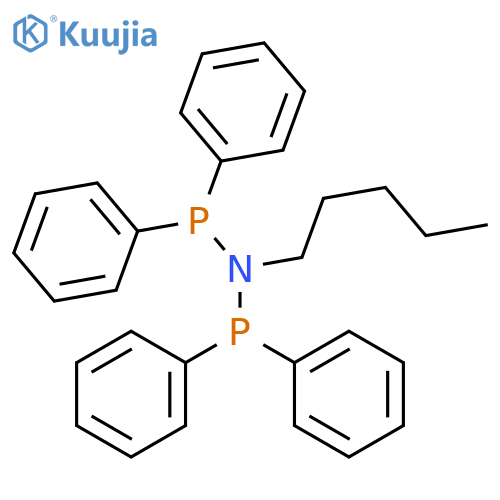 Phosphinous amide, N-(diphenylphosphino)-N-pentyl-P,P-diphenyl- structure