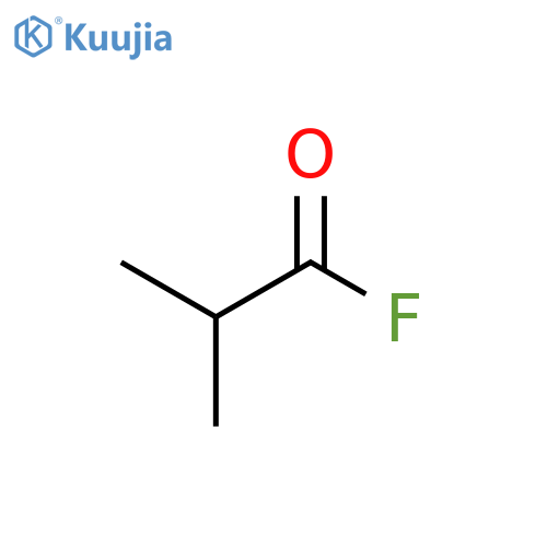 Propanoyl fluoride,2-methyl- structure