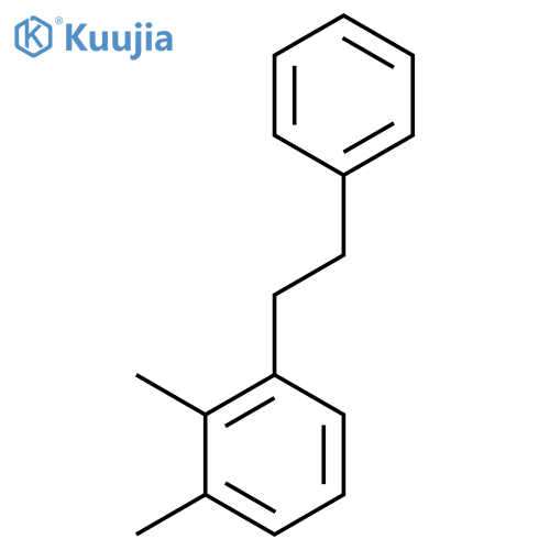 Benzene, 1,2-dimethyl-3-(2-phenylethyl)- structure