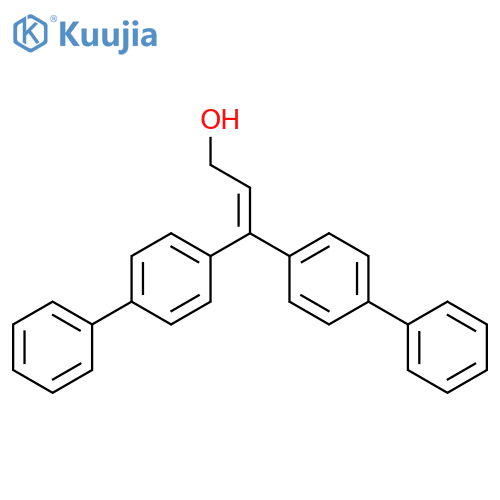 2-Propen-1-ol, 3,3-bis([1,1'-biphenyl]-4-yl)- structure