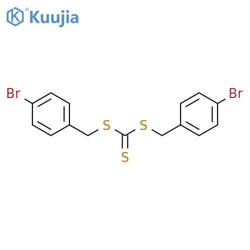 Carbonotrithioic acid, bis[(4-bromophenyl)methyl] ester structure