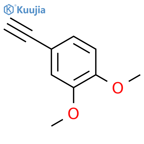 4-ethynyl-1,2-dimethoxybenzene structure