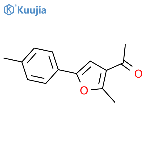 Ethanone, 1-[2-Methyl-5-(4-Methylphenyl)-3-furanyl]- structure