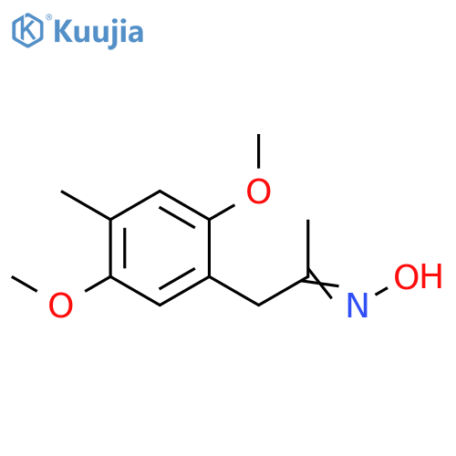 1-(2,5-dimethoxy-4-methylphenyl)-2-propanone Oxime structure