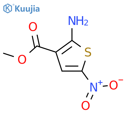 methyl 2-amino-5-nitrothiophene-3-carboxylate structure