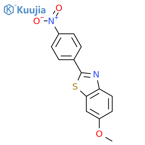 6-Methoxy-2-(4-nitrophenyl)-1,3-benzothiazole structure