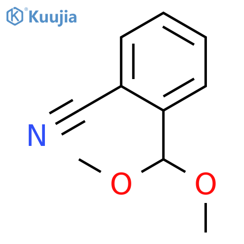 BENZONITRILE, 2-(DIMETHOXYMETHYL)- structure
