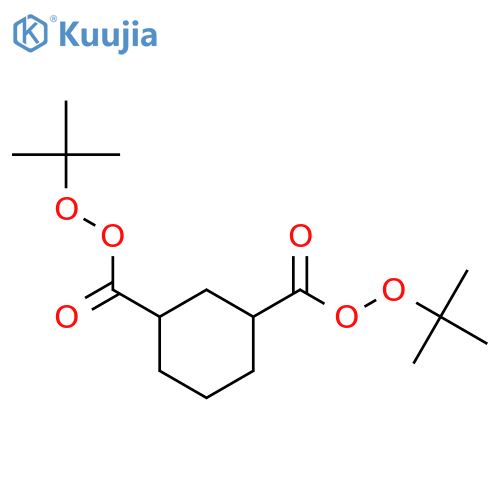 1,3-CYCLOHEXANEDICARBOPEROXOIC ACID, BIS(1,1-DIMETHYLETHYL) ESTER structure