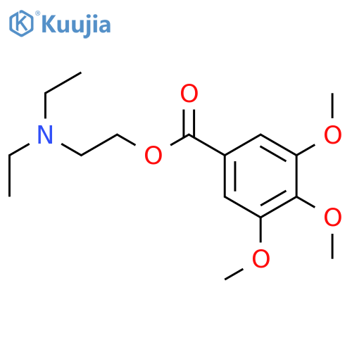 3,4,5-Trimethoxybenzoic Acid 2-Diethylaminoethyl Ester Hydrochloride structure