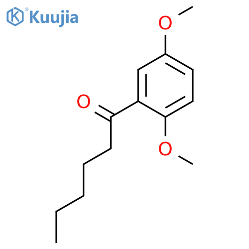 1-Hexanone, 1-(2,5-dimethoxyphenyl)- structure