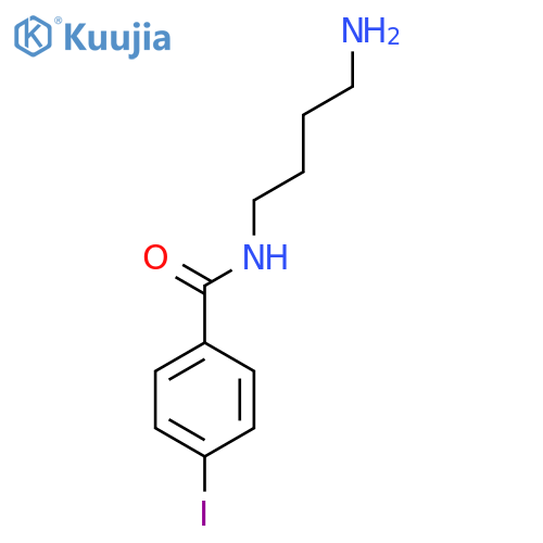 BENZAMIDE, N-(4-AMINOBUTYL)-4-IODO- structure