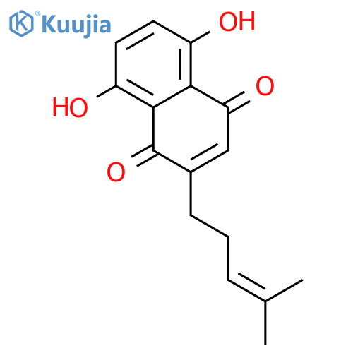 Deoxyshikonin structure