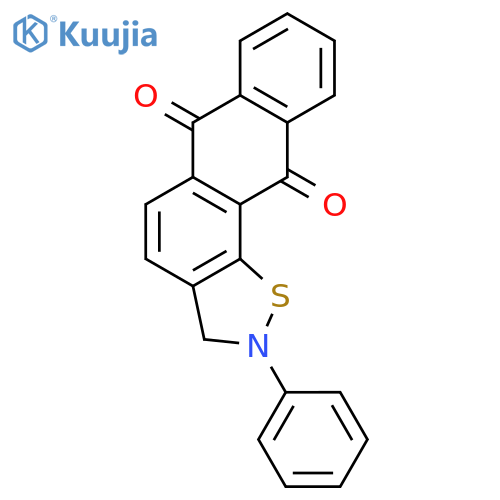 ANTHRA[2,1-D]ISOTHIAZOLE-6,11-DIONE, 2,3-DIHYDRO-2-PHENYL- structure