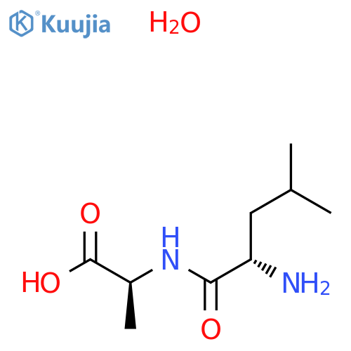 L-Leucyl-L-alanine Monohydrate structure