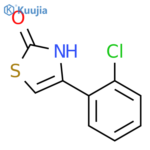 4-(2-chlorophenyl)-2,3-dihydro-1,3-thiazol-2-one structure