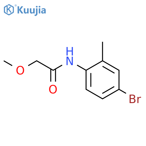 N-(4-bromo-2-methylphenyl)-2-methoxyacetamide structure