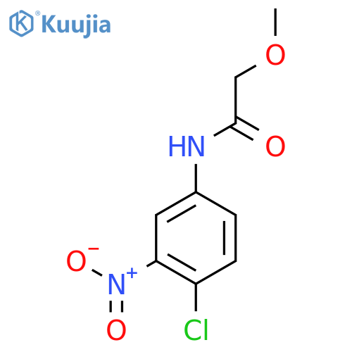 N-(4-Chloro-3-nitrophenyl)-2-methoxyacetamide structure