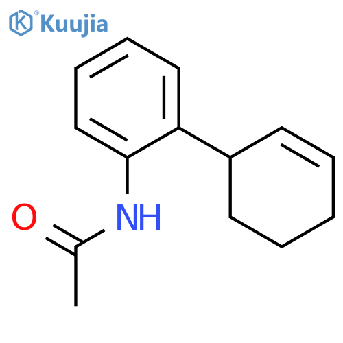 N-acetyl-2-(2-cyclohexenyl)aniline structure