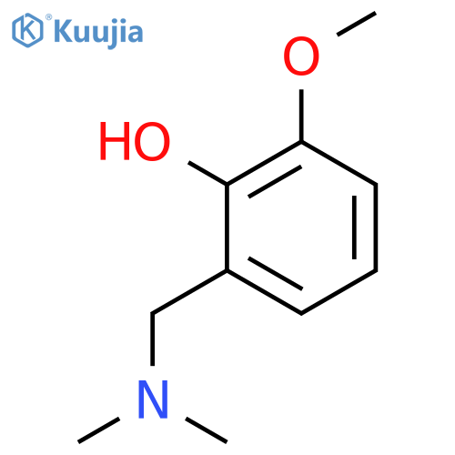 Phenol, 2-[(dimethylamino)methyl]-6-methoxy- structure