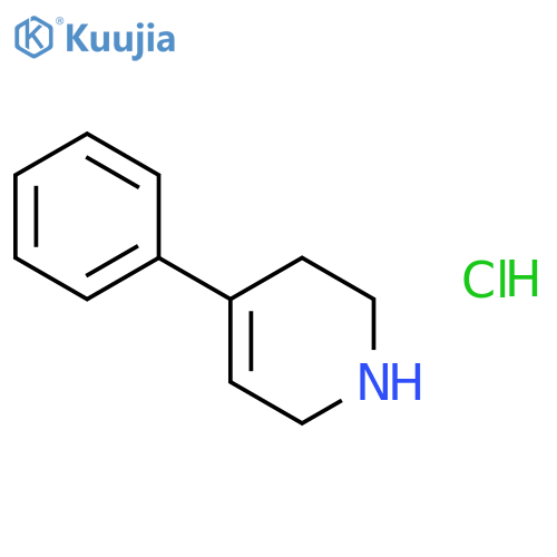 4-Phenyl-1,2,3,6-tetrahydropyridine hydrochloride structure