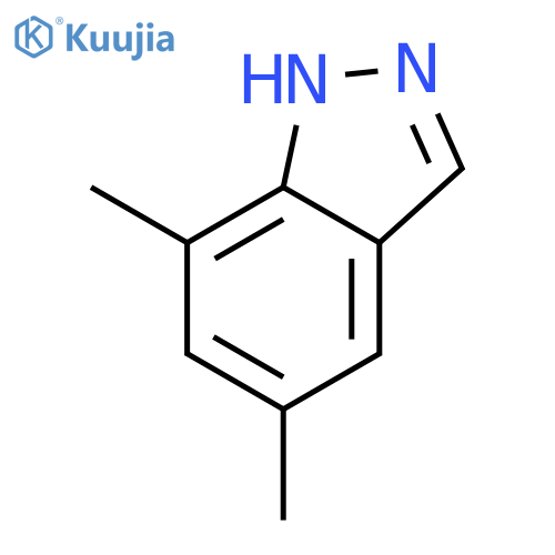 5,7-Dimethyl-1H-indazole structure