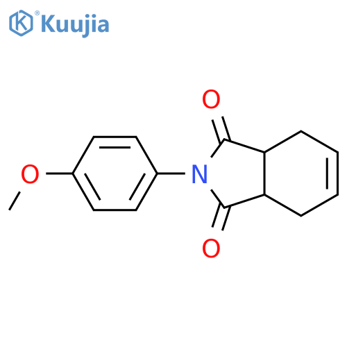 2-(4-methoxyphenyl)-2,3,3a,4,7,7a-hexahydro-1H-isoindole-1,3-dione structure