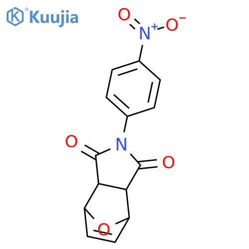 4-(4-nitrophenyl)-10-oxa-4-azatricyclo[5.2.1.0~2,6~]dec-8-ene-3,5-dione structure