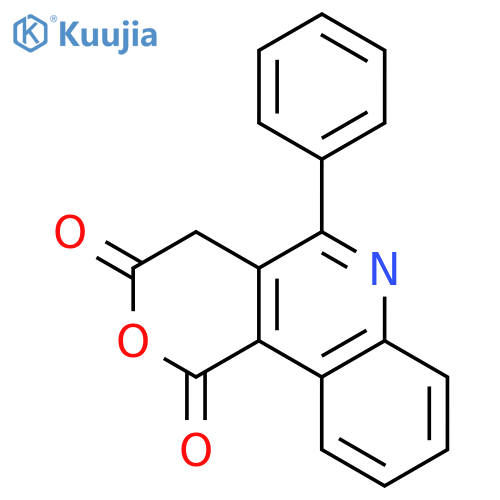1H-Pyrano[4,3-c]quinoline-1,3(4H)-dione, 5-phenyl- structure