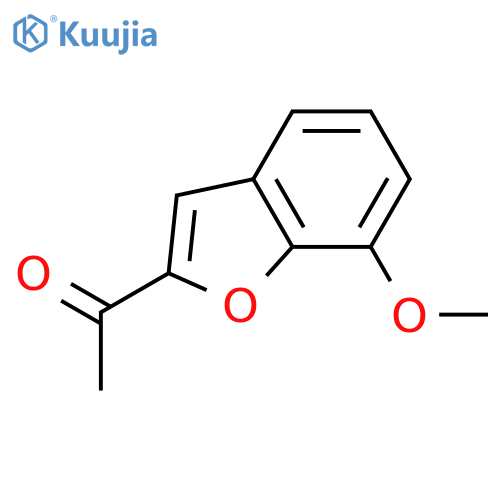 2-Acetyl-7-methoxybenzofuran structure