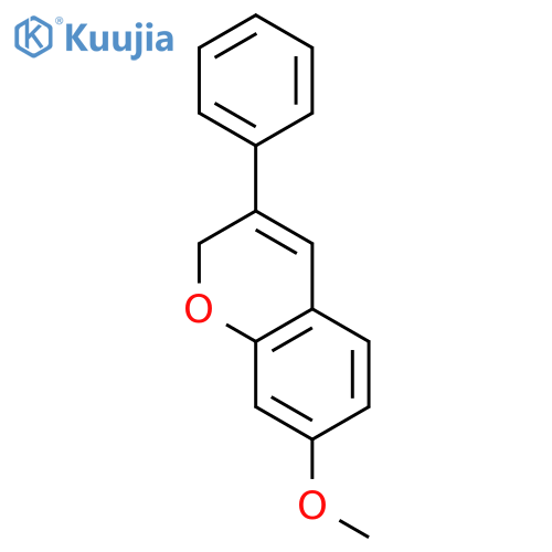 2H-1-Benzopyran, 7-methoxy-3-phenyl- structure