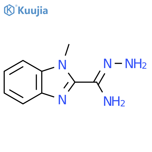 N'-Amino-1-methylbenzimidazole-2-carboximidamide structure