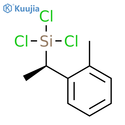 SILANE, TRICHLORO[(1R)-1-(2-METHYLPHENYL)ETHYL]- structure
