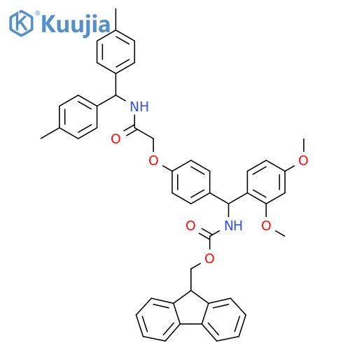 Rink Amide-MBHA Resin structure