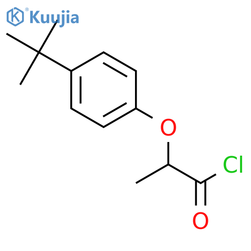 2-(4-tert-Butylphenoxy)propanoyl chloride structure