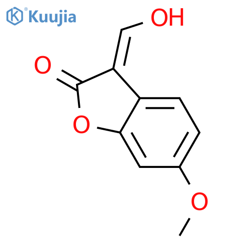 2(3H)-BENZOFURANONE, 3-(HYDROXYMETHYLENE)-6-METHOXY- structure