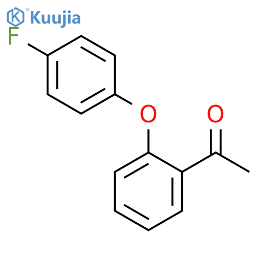 Ethanone, 1-[2-(4-fluorophenoxy)phenyl]- structure