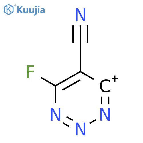 1,2,3-Triazin-4-ylium, 5-cyano-6-fluoro- structure
