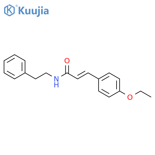 (2E)-3-(4-ethoxyphenyl)-N-(2-phenylethyl)prop-2-enamide structure